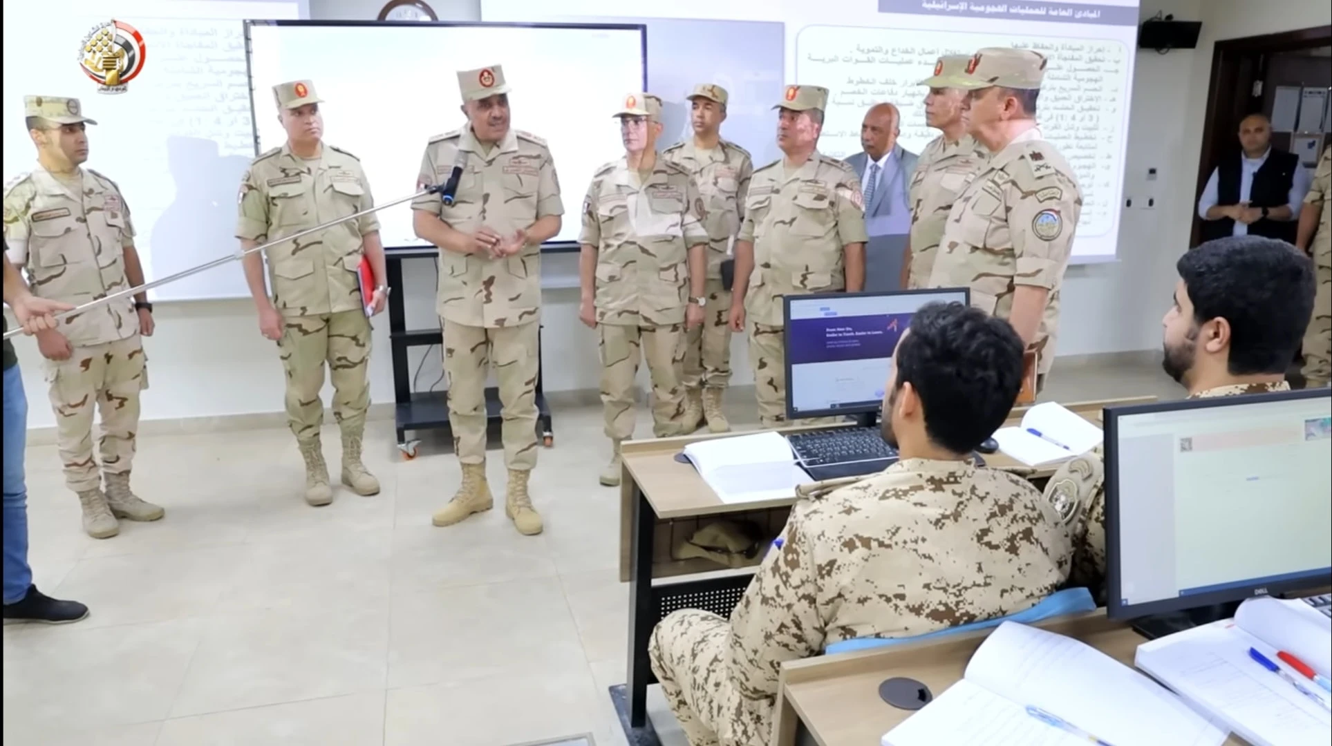 لقطة خاطفة تكشف دراسة الجيش المصري للعقيدة الإسرائيلية